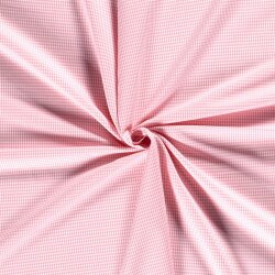 Baumwollpopeline garngefärbt Vichy Karo 2mm - rosa
