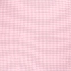 Baumwollpopeline garngefärbt Vichy Karo 2mm - rosa