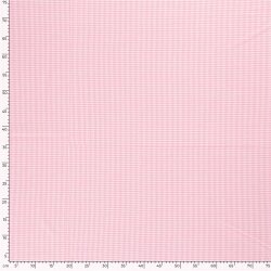 Baumwollpopeline garngefärbt Vichy Karo 2mm - rosa