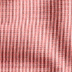 Baumwollpopeline garngefärbt Vichy Karo 2mm - rot