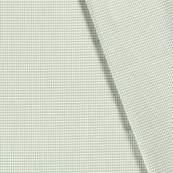 Baumwollpopeline garngefärbt Vichy Karo 2mm - antikmint