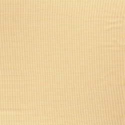 Baumwollpopeline garngefärbt Vichy Karo 2mm - sandgelb