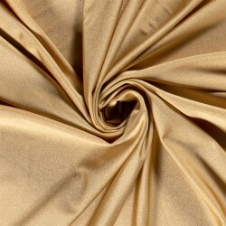 Funktions und Badeanzugstoff Uni - gold