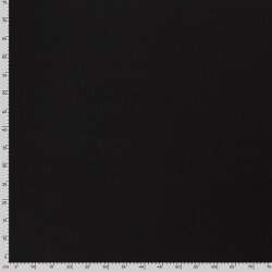 Gabardine Bi-Stretch Uni - schwarz