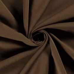 Gabardine Bi-Stretch Uni - schokolade