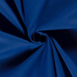 Baumwollstoff Fahnentuch Cretonne *Marie* Uni - royalblau