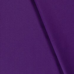 Baumwollstoff Fahnentuch Cretonne *Marie* Uni - aubergine