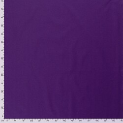 Baumwollstoff Fahnentuch Cretonne *Marie* Uni - aubergine