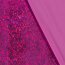 Folienjersey Schlangenmuster Uni - pink