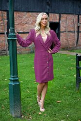 Leinen *Marie* Uni - violett