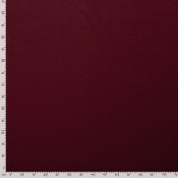 French Terry *Marie* Uni - dunkel kirschrot