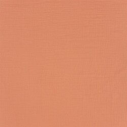 Musselin Uni *Marie* - softkoralle