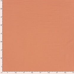 Musselin Uni *Marie* - softkoralle