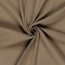 Musselin Uni *Marie* - dunkel beige