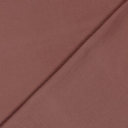 Musselin Uni *Marie* - cranberry