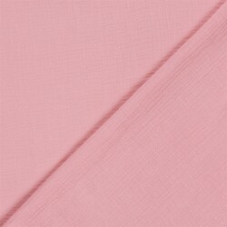 Musselin Uni *Marie* - rosa