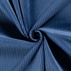 Breitcord *Marie* grob Uni - jeansblau