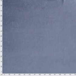 Nickistoff *Marie* Uni - rauchblau