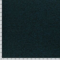 Strickfleece *Marie* Uni - meliert dunkel petrol