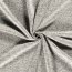 Strickfleece *Marie* Uni - meliert satin grau