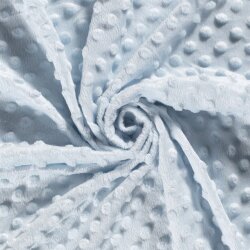 Minky Fleece *Marie* Uni - hell kaltblau