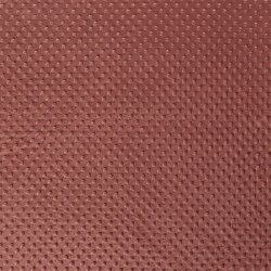 Minky Fleece *Marie* Uni - soft ziegelrot