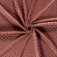 Minky Fleece *Marie* Uni - soft ziegelrot