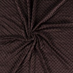 Minky Fleece *Marie* Uni - braun