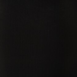 Rippenjersey *Lara* Uni - schwarz