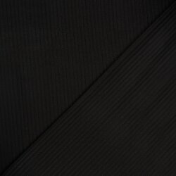 Rippenjersey *Lara* Uni - schwarz
