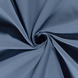 Baumwollbatist *Marie* Uni - jeansblau