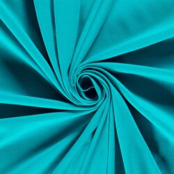 Baumwolljersey *Mila* Uni - meeresblau
