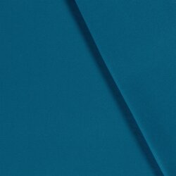 Baumwolljersey *Mila* Uni - pfauenblau