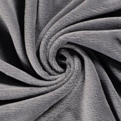 Wellnessfleece *Marie* Uni - mausgrau