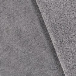 Wellnessfleece *Marie* Uni - mausgrau