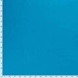 Baumwollpopeline *Marie* Uni - wasserblau