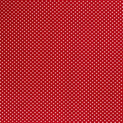 Baumwollpopeline Punkte 9mm - rot