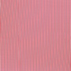 Baumwollpopeline Streifen 5mm - rot
