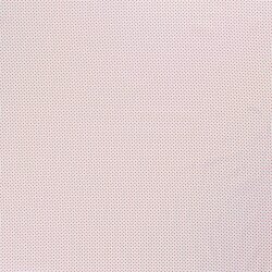 Baumwollpopeline kleine Punkte weiss/rot