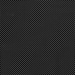 Baumwollpopeline Punkte 2mm - schwarz