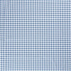 Baumwollpopeline garngefärbt - Vichy Karo 10mm jeansblau