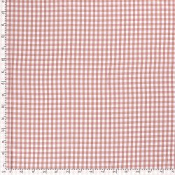 Baumwollpopeline garngefärbt - Vichy Karo10mm antikpink