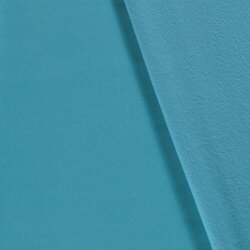 Wintersweat *Marie* angeraut schwere Qualität - meeresblau