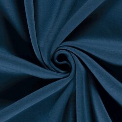 Wintersweat *Marie* angeraut schwere Qualität - pfauenblau