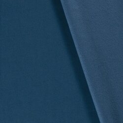 Wintersweat *Marie* angeraut schwere Qualität - pfauenblau