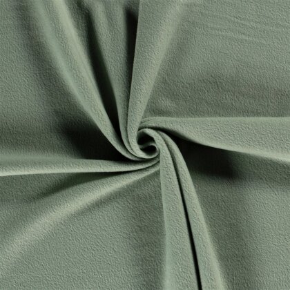 Antipilling Fleece *Marie* Uni - grün-grau