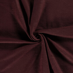 Antipilling Fleece *Marie* Uni - dunkel weinrot