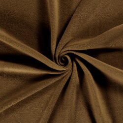 Antipilling Fleece *Marie* Uni - schokobraun