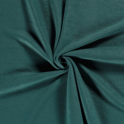 Antipilling Fleece *Marie* Uni - petrolgrün