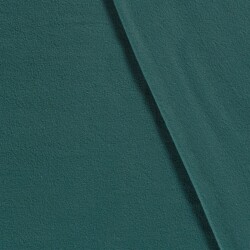 Antipilling Fleece *Marie* Uni - petrolgrün